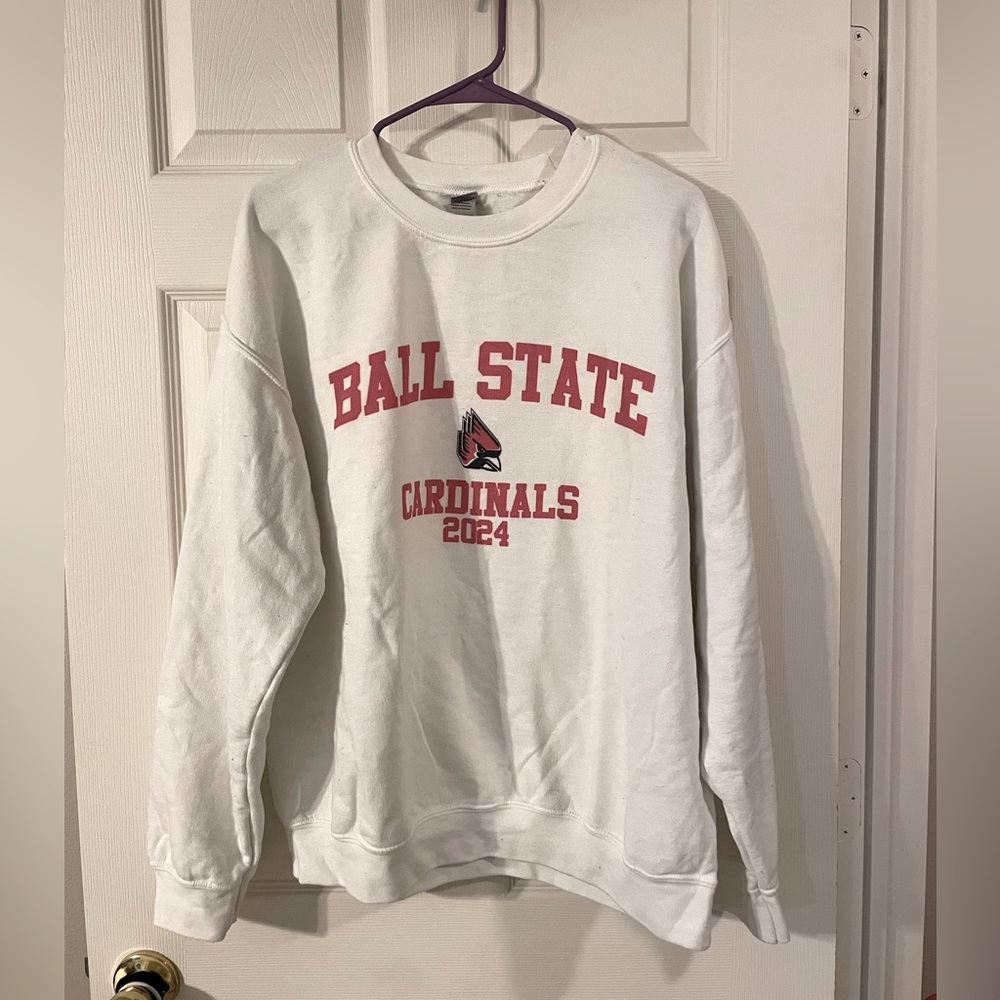 men’s ball state crewneck size large NEW